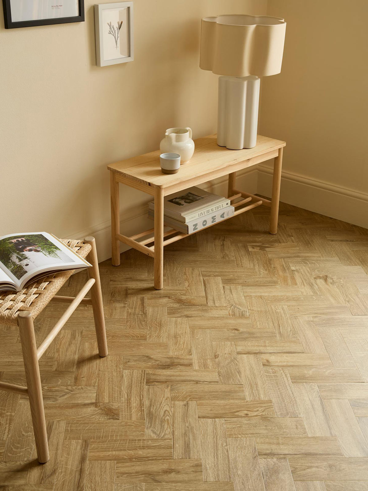 Featured Oak in Small Parquet: Amtico LVT Design flooring